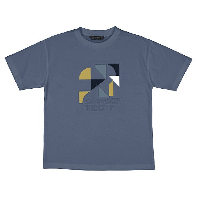 Camiseta m/c embossed