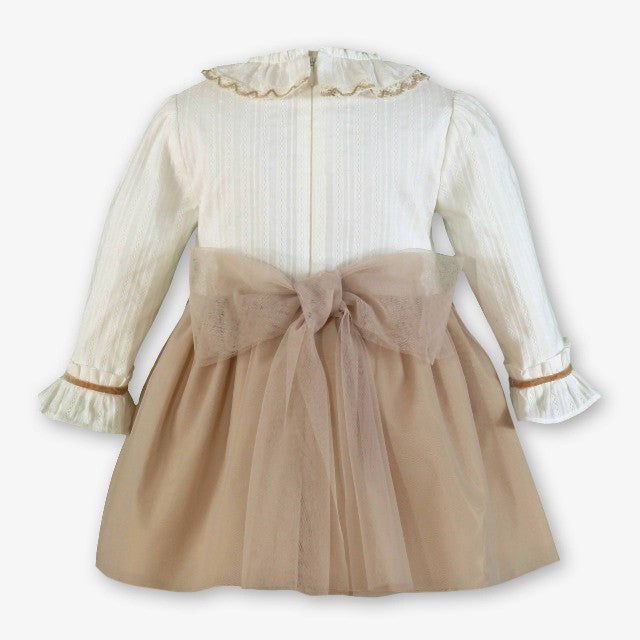 VESTIDO INFANTIL BEIG