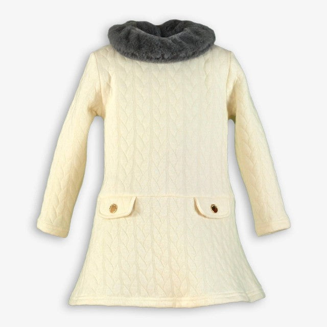 VESTIDO INFANTIL BEIG