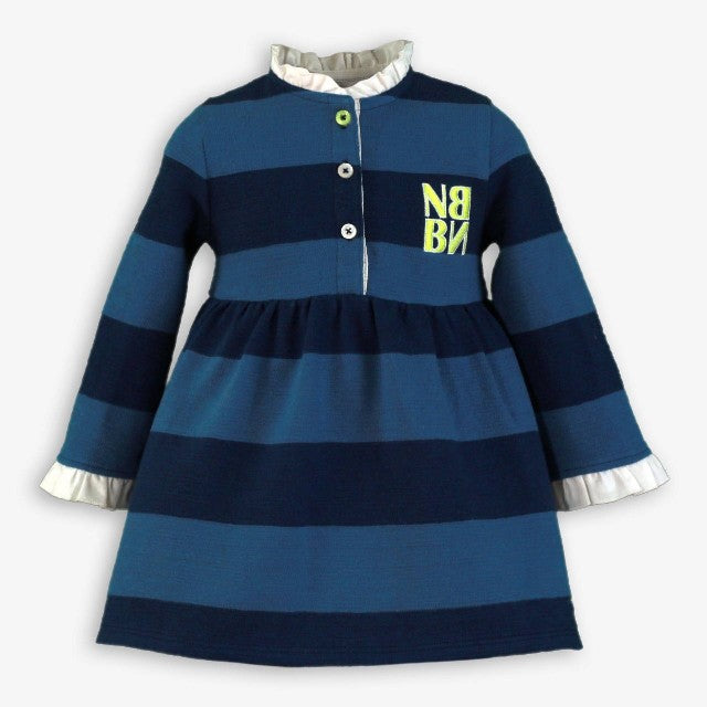 VESTIDO BEBE AZULADO