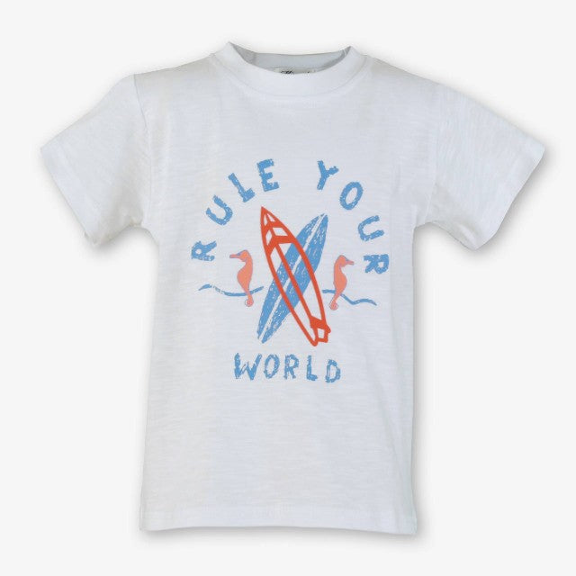 CAMISETA NIÑO BLANCO