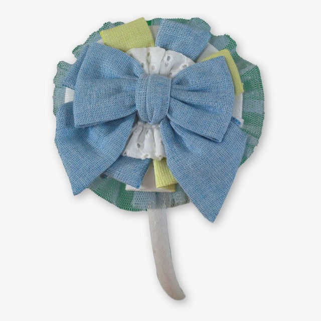 DIADEMA -PINZA AZUL