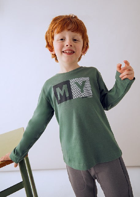 Camiseta m/l basica           Abeto