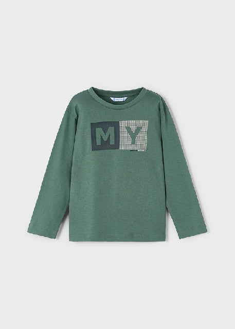 Camiseta m/l basica           Abeto