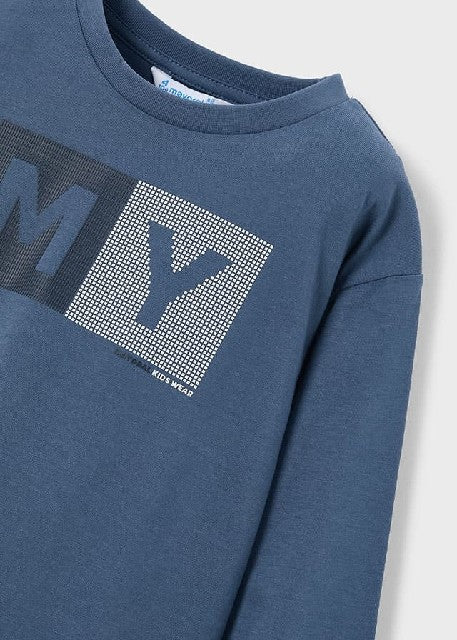 Camiseta m/l basica           Acero