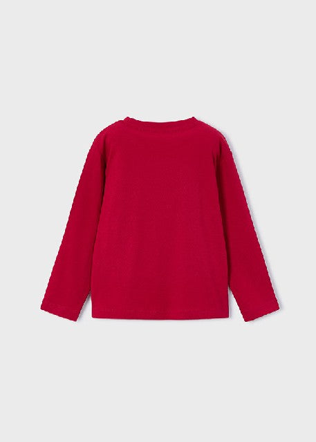 Camiseta m/l basica           Rojo