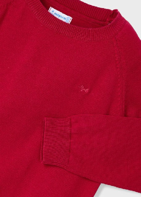 Jersey algodon basico c/redon Rojo