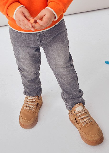 Pant. tejano slim fit basico  Gris