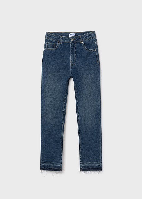 Pantalon largo tejano basico  Oscuro