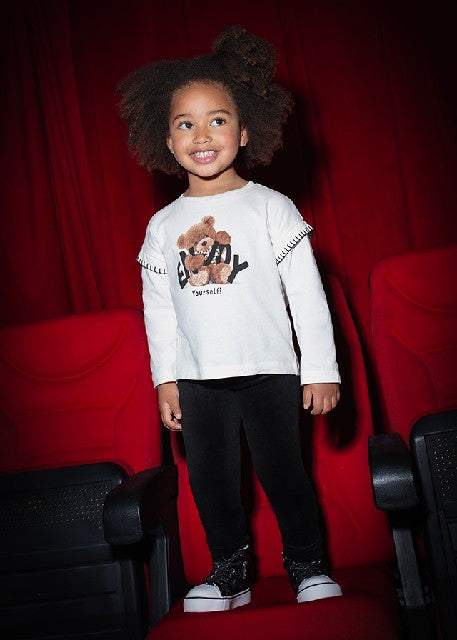 Leggings terciopelo basico    Negro