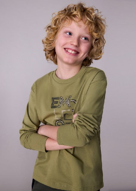 Camiseta m/l basica           Pesto