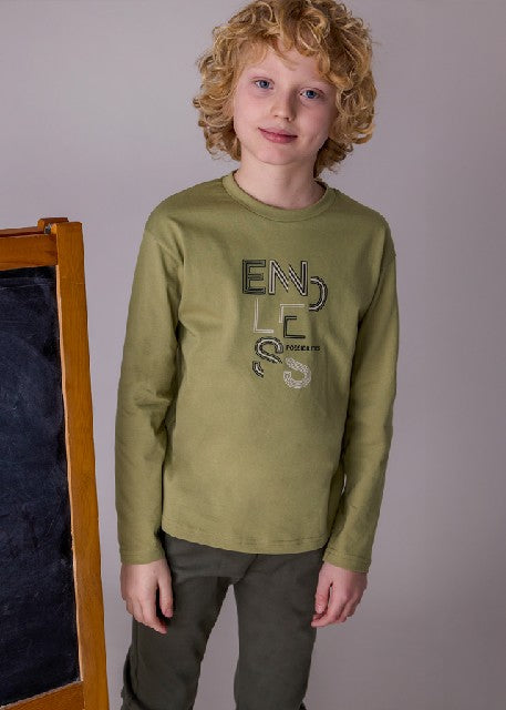 Camiseta m/l basica           Pesto