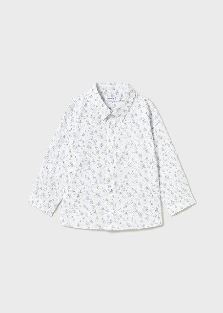 Camisa m/l estampada