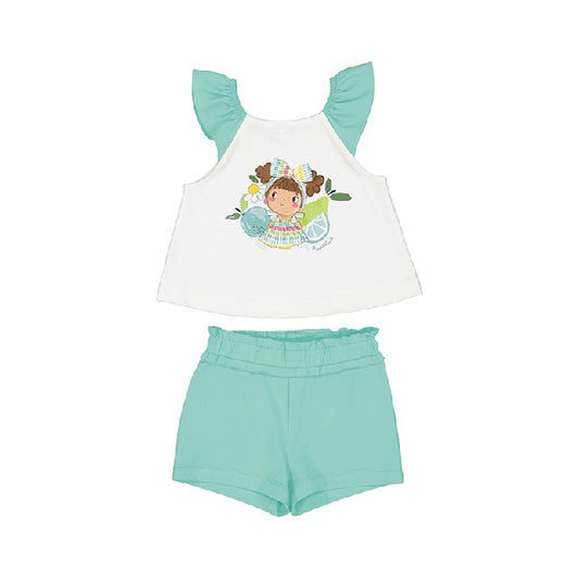 Conj. short aplique