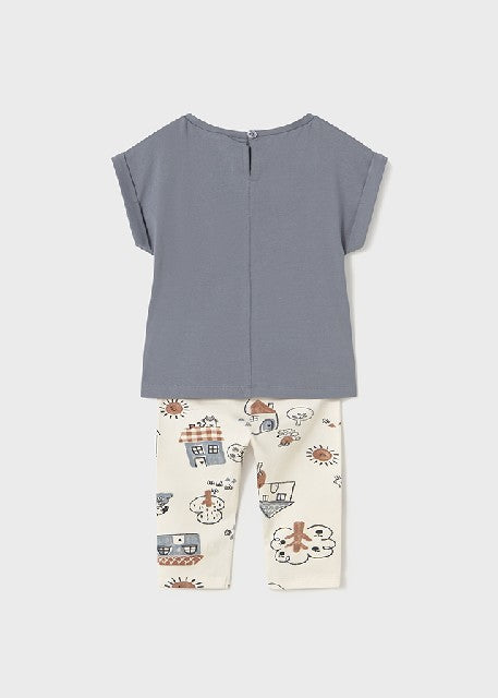 Conj. leggings estampado