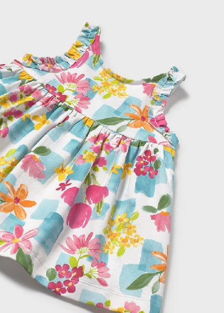 Vestido estampado con braguit
