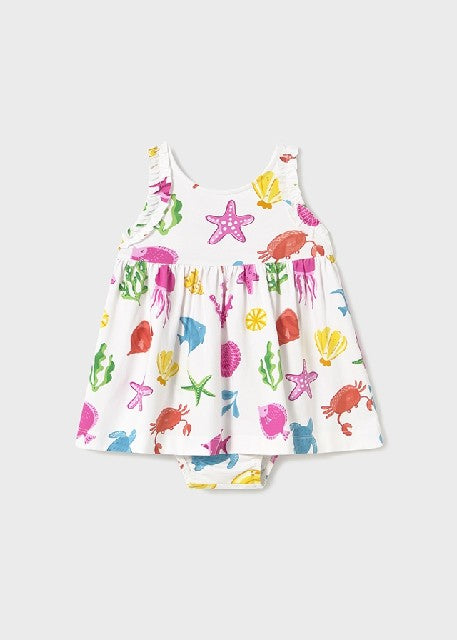 Vestido estampado con braguit
