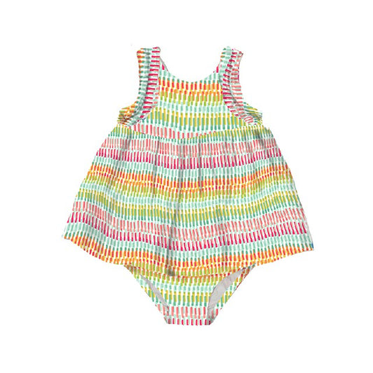 Vestido estampado con braguit