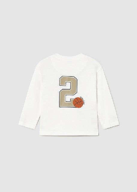 Camiseta m/l =basket=         Nata