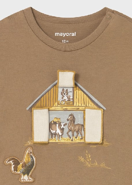 Camiseta m/l =play= granja    Caramelo