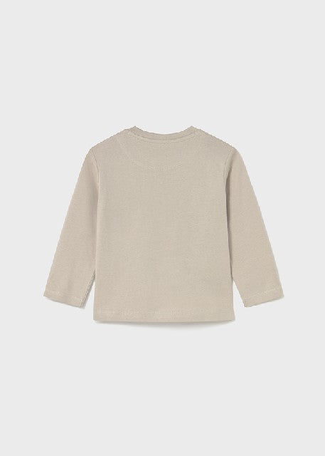 Camiseta m/l aplique animal   Chai