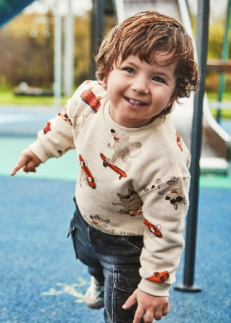 Pullover estampado            Seta