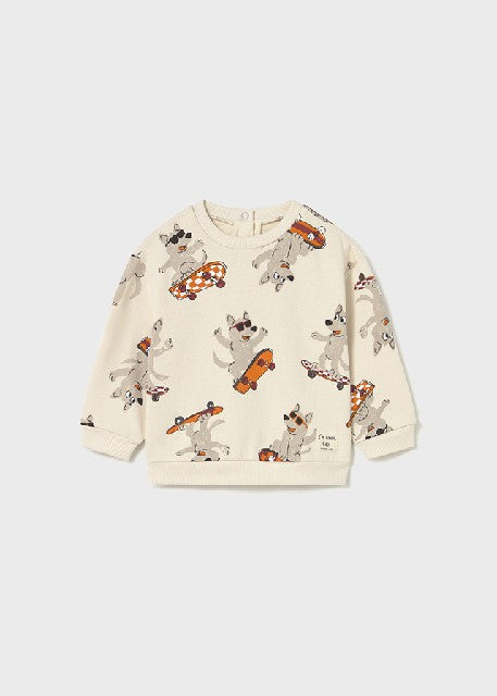Pullover estampado            Seta