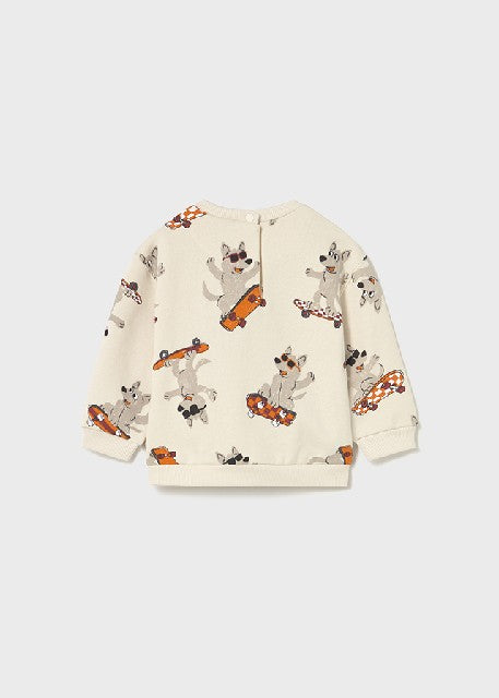 Pullover estampado            Seta