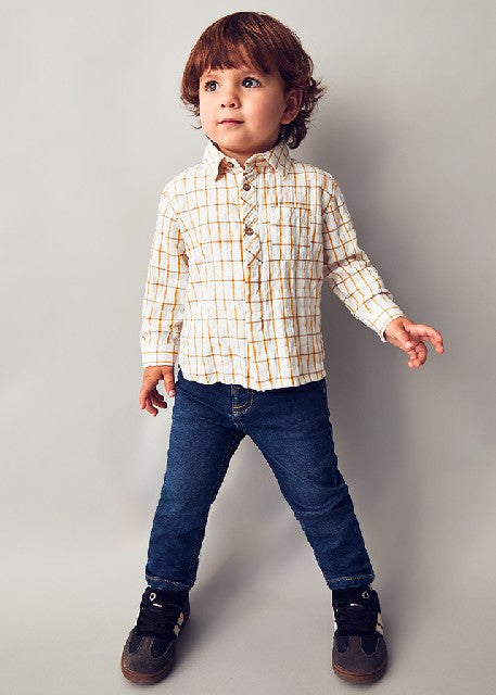 Pantalon soft denim           Oscuro