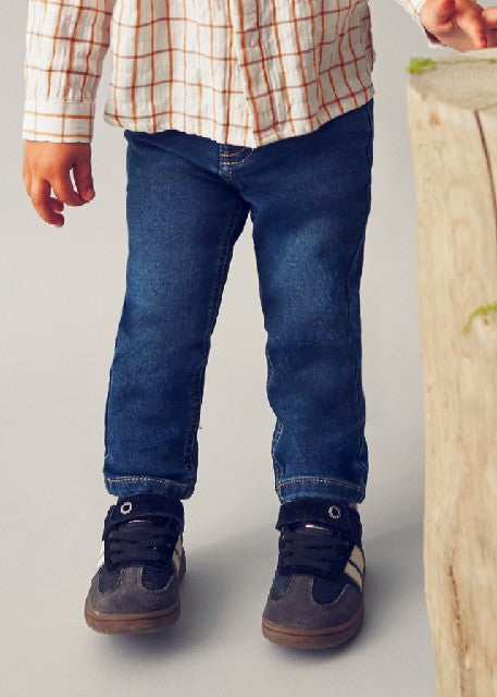 Pantalon soft denim           Oscuro