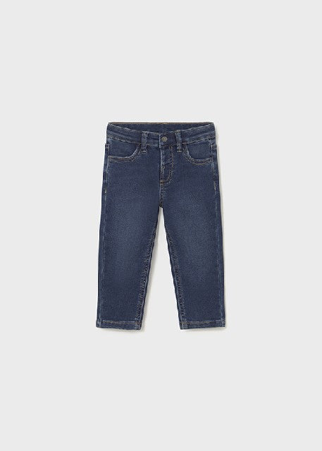 Pantalon soft denim           Oscuro