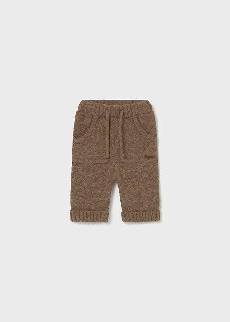 Pantalon largo tricot         Cacao