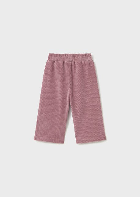Pantalon largo punto pana     Orquidea