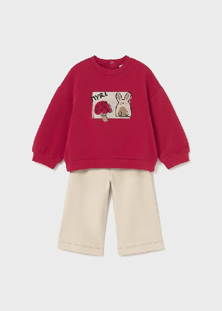 Conj. pantalon largo          Rojo