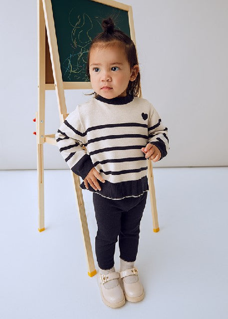 Conj. pantalon largo tricot   Marino