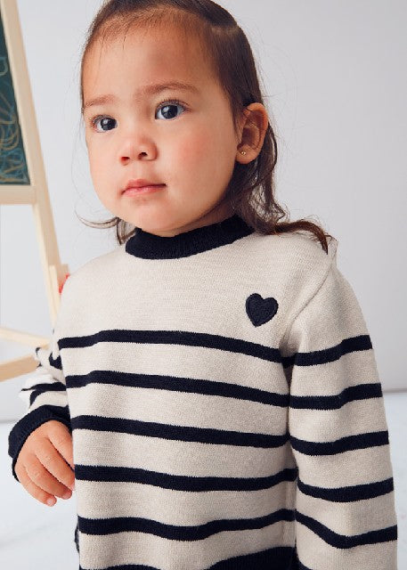 Conj. pantalon largo tricot   Marino