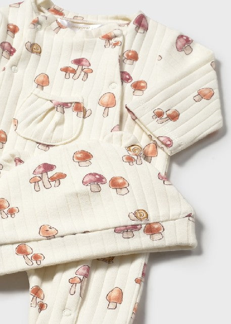 Set pelele con gorro          Vainilla