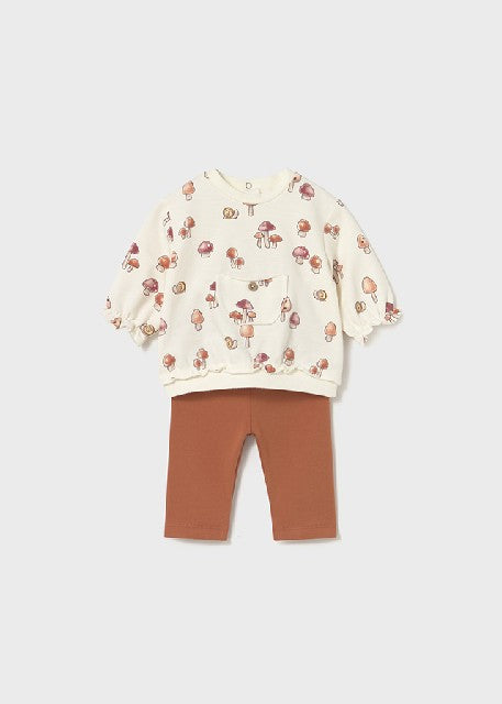 Conj. leggings 4 piezas       Canela