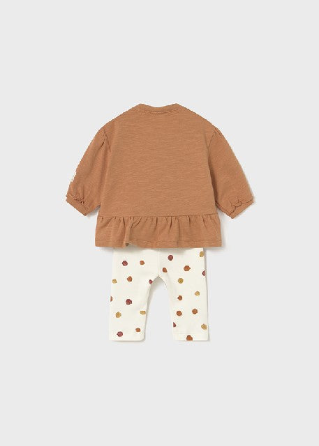 Conj. leggings 4 piezas       Canela