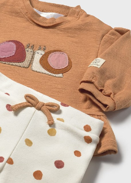 Conj. leggings 4 piezas       Canela