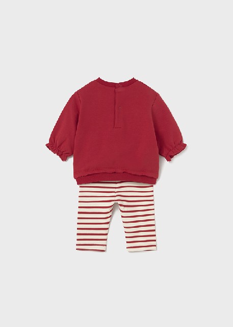 Conj. leggings 4 piezas       Guinda