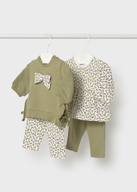 Conj. leggings 4 piezas       Aceituna