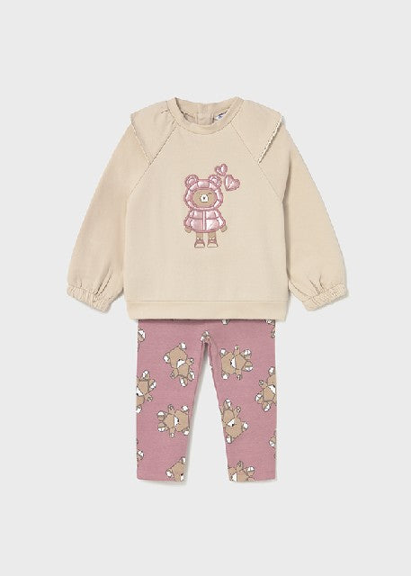 Conj. leggings pullover       Orquidea