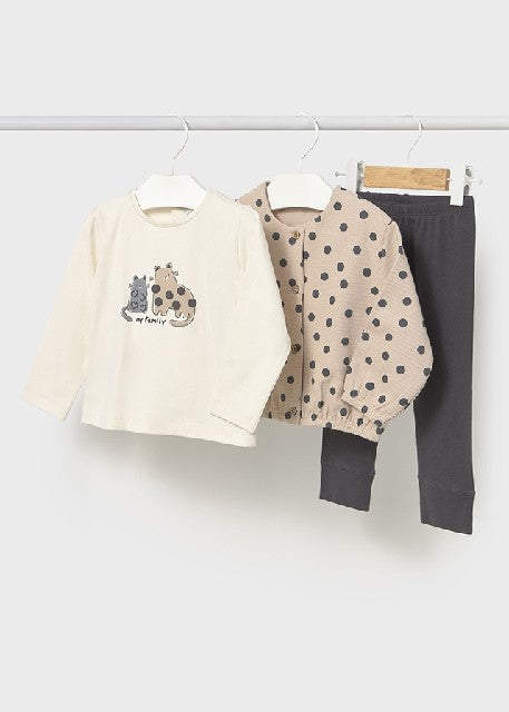 Conj. leggings 3 piezas       Plomo