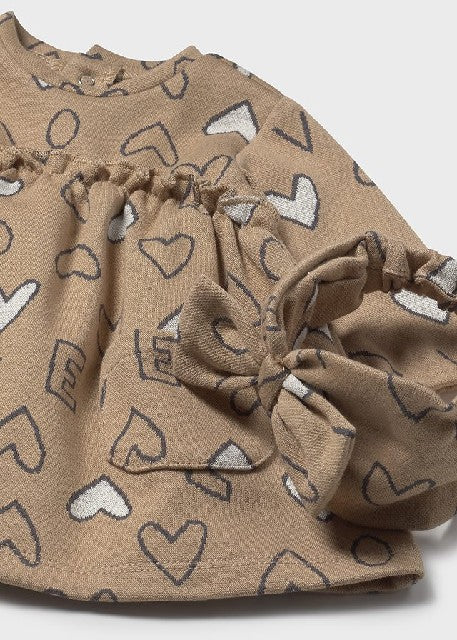 Vestido y diadema jacquard    Cacahuete