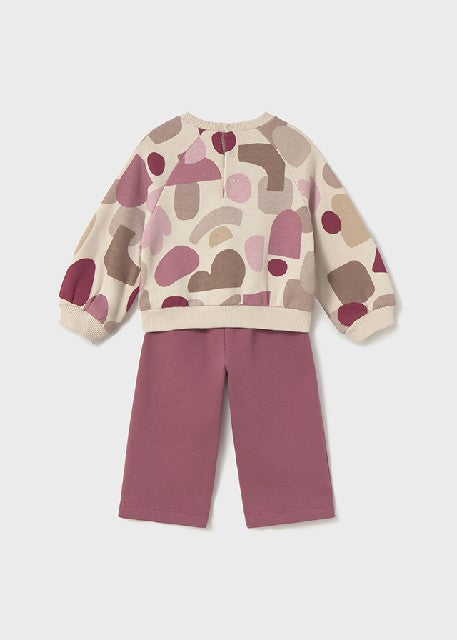 Chandal pullover estampado    Rosado
