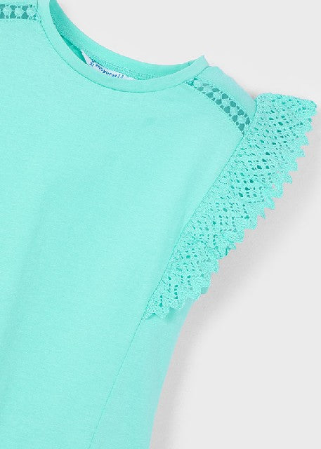 Camiseta m/c crochet