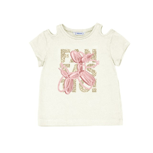 Camiseta m/c cut out