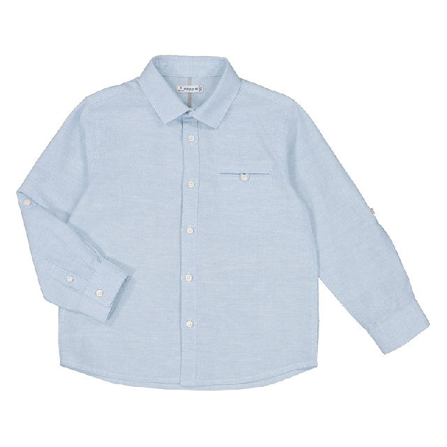 Camisa m/l lino