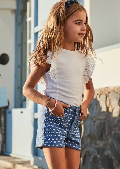 Pantalon corto estampado